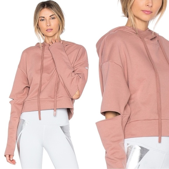 ALO Yoga Pink Hoodie - Picture 2 of 13